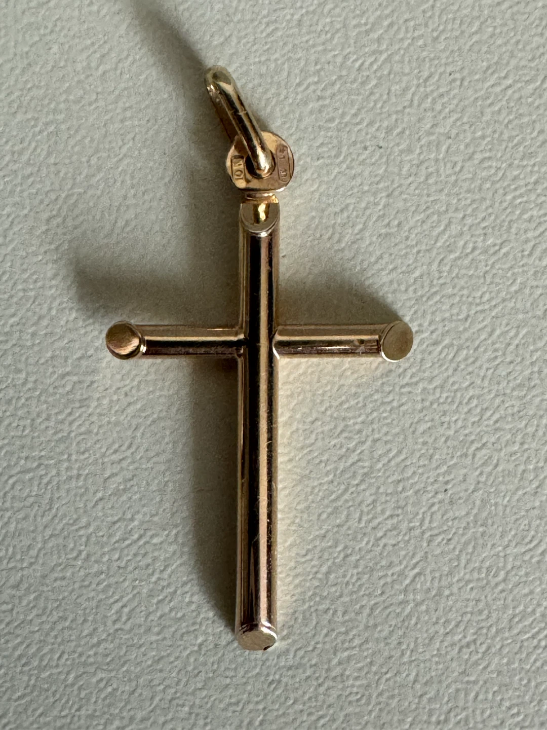 10K Gold Cross Pendant with Pearls - photo 4