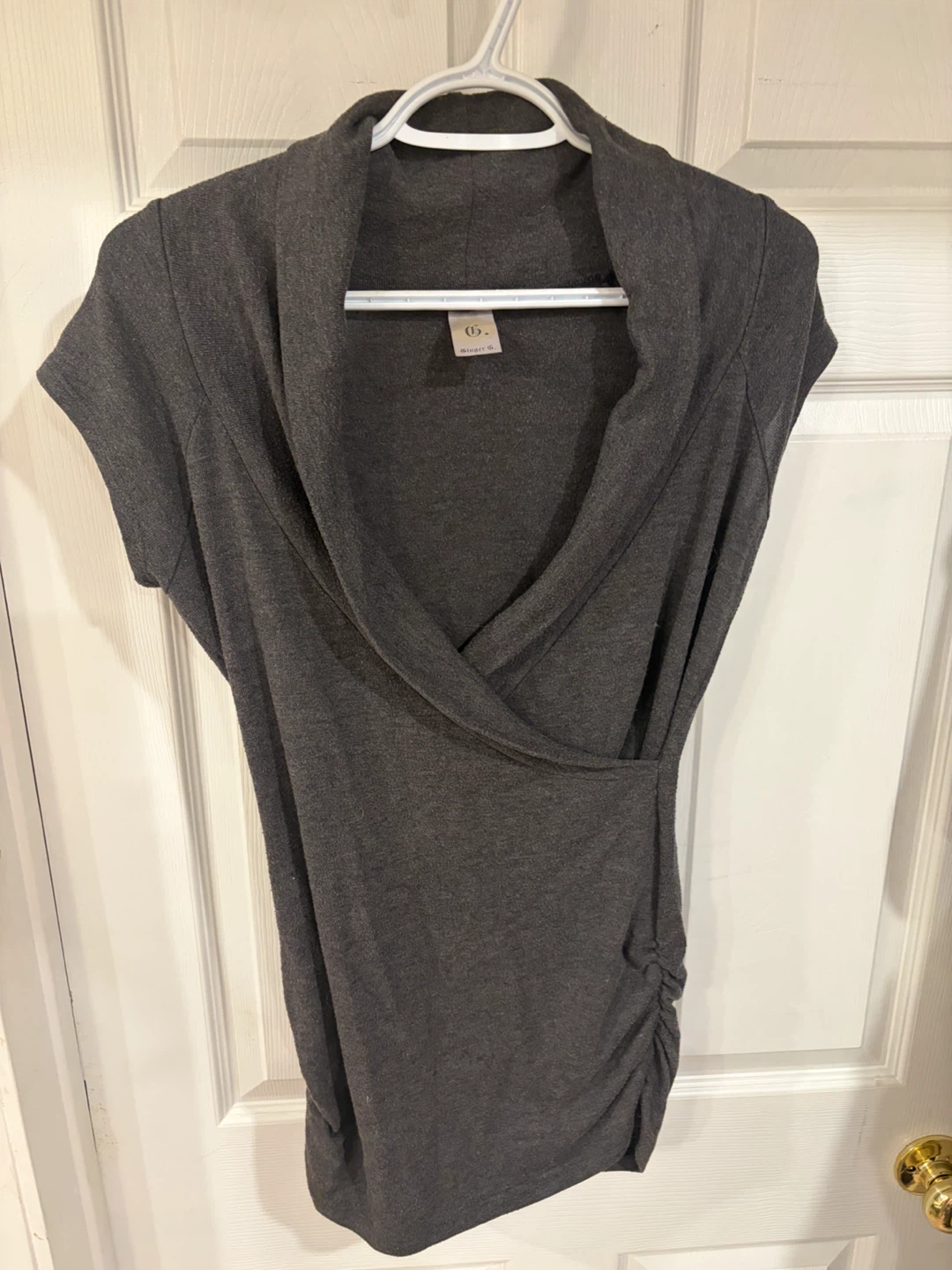 Lovely Ginger G. Women's Grey Top