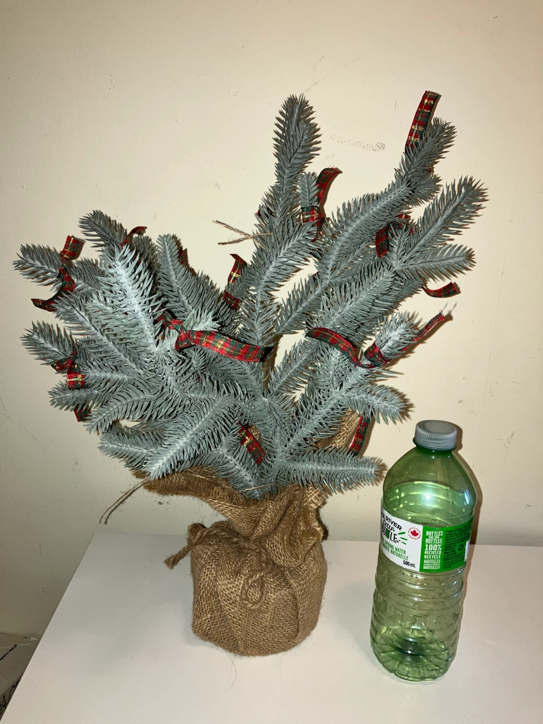 Mini Burlap Base Christmas Tree (has 2, price of Each) - photo 3