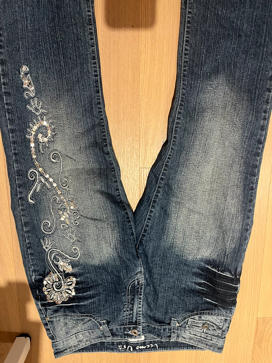 Leemo USA Women's Jeans Size 11 Embellished - photo 2