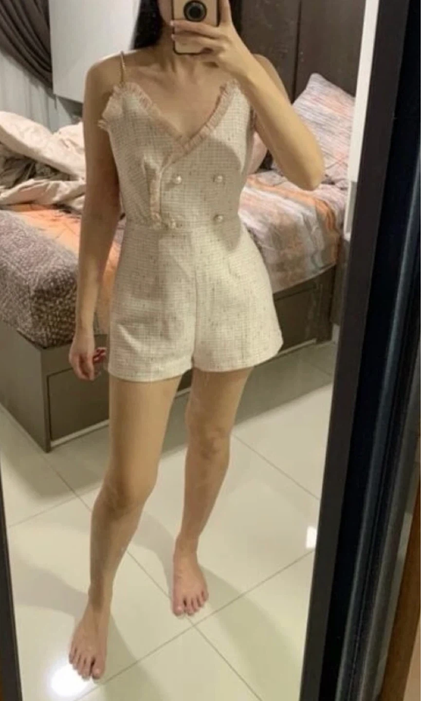 Women's Tweed Romper - photo 2