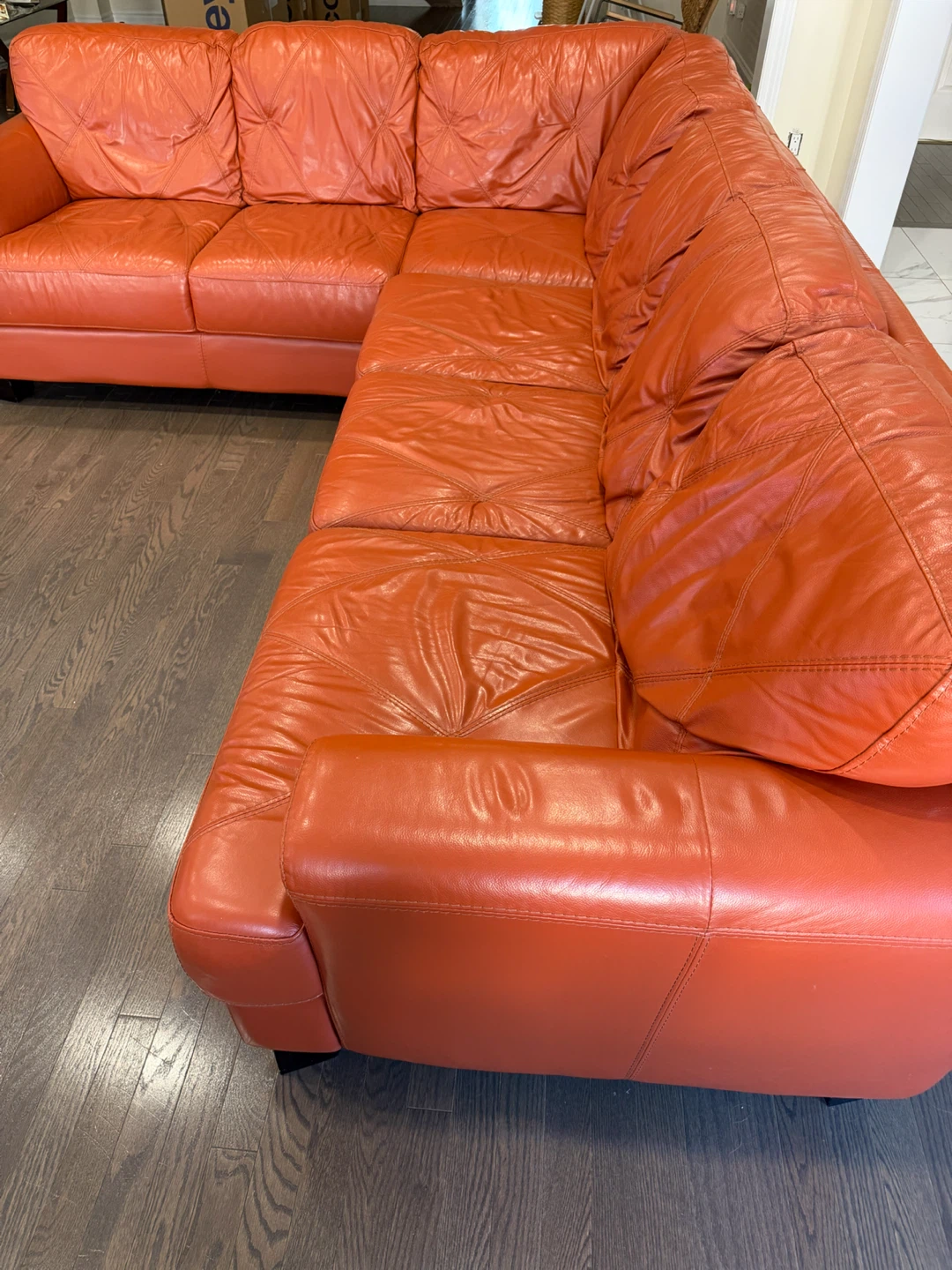 Orange Sectional Sofa