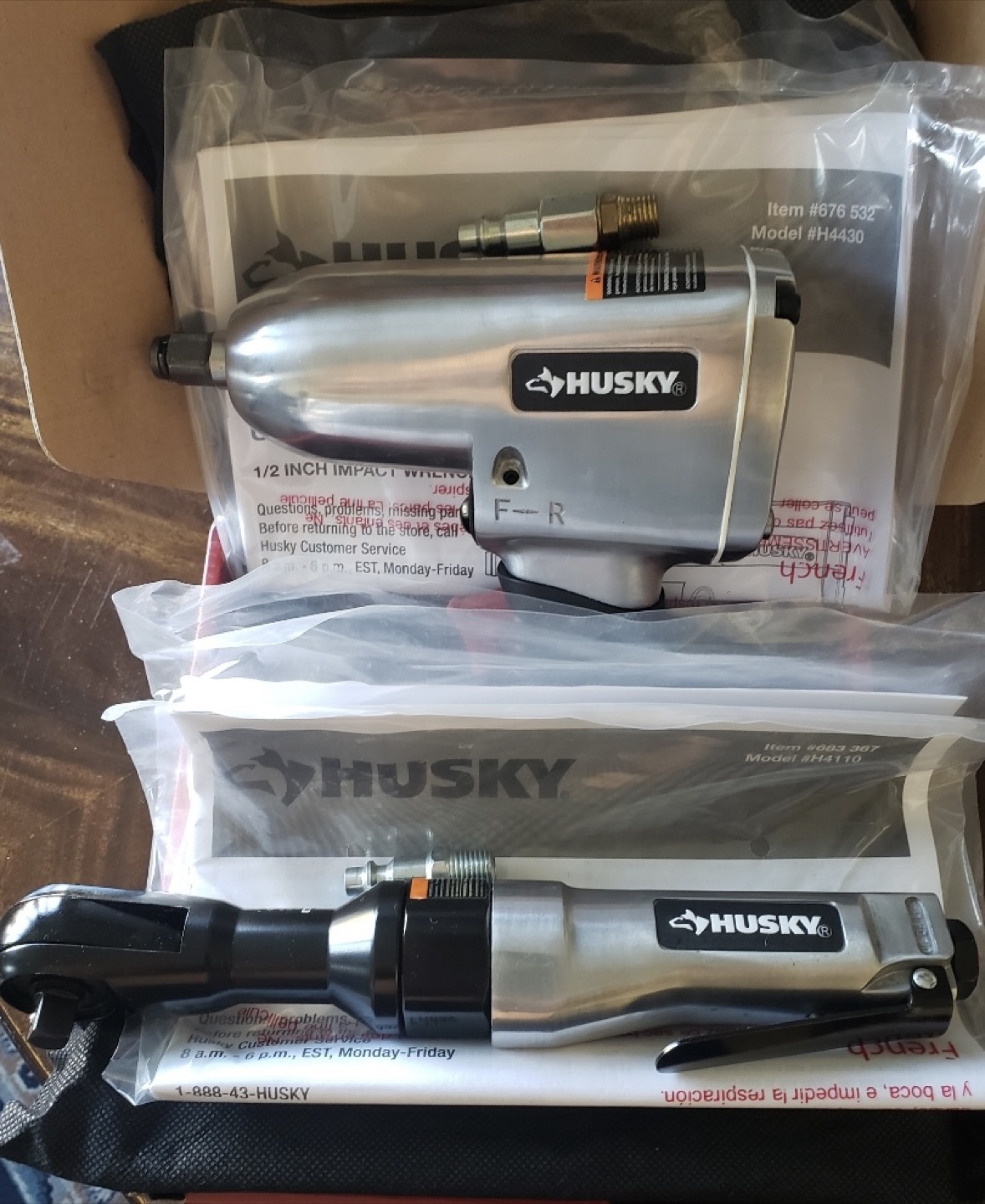 Husky 1/2 Inch Impact Wrench and Ratchet Wrench Set - photo 2
