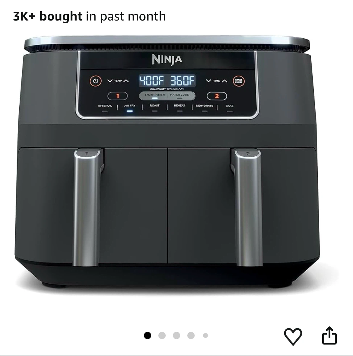 Ninja Dual Zone Air Fryer AF300C - photo 4