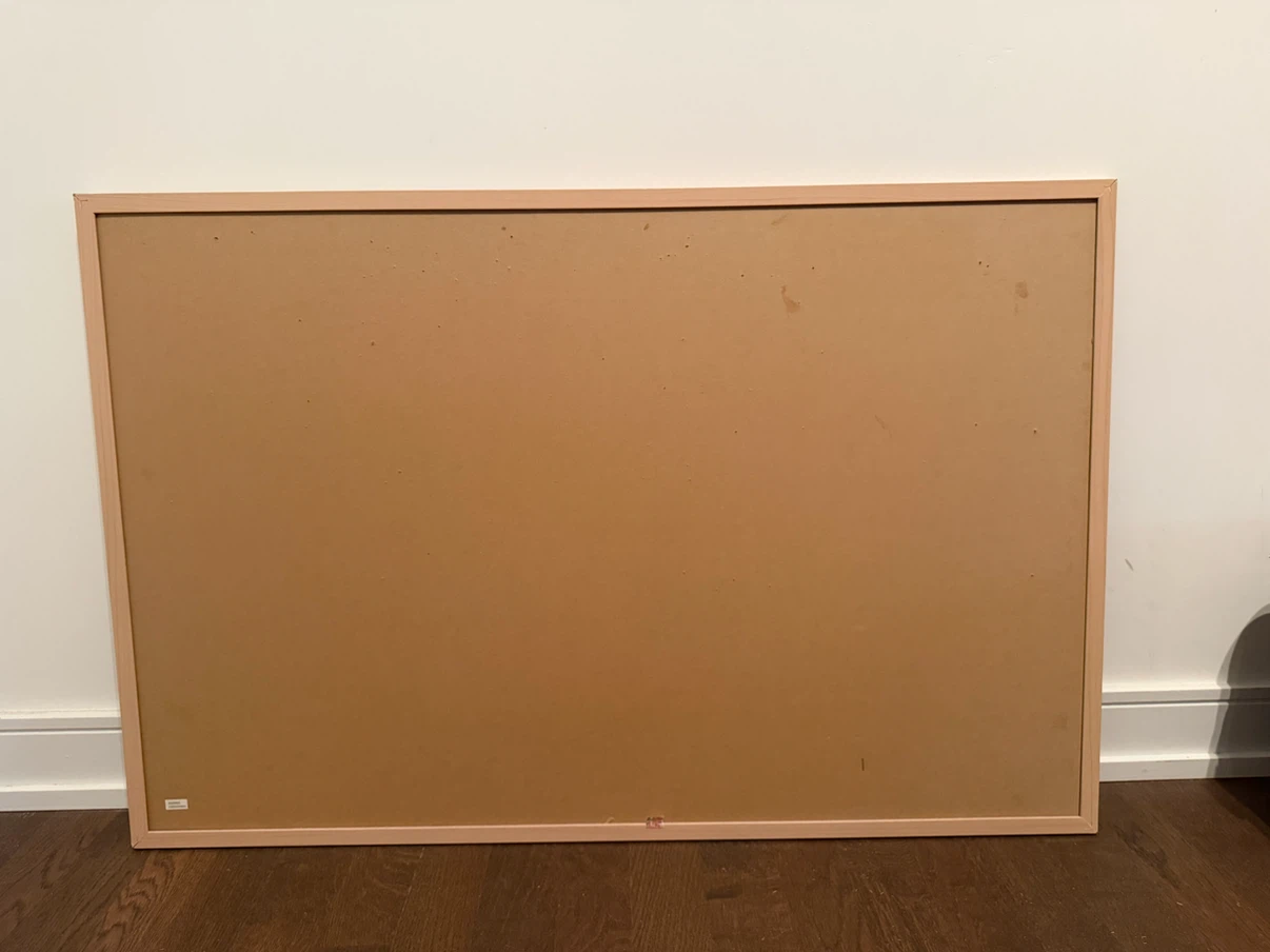 Quartet Cork Board 35" x 23" with a box of Push Pins - photo 3