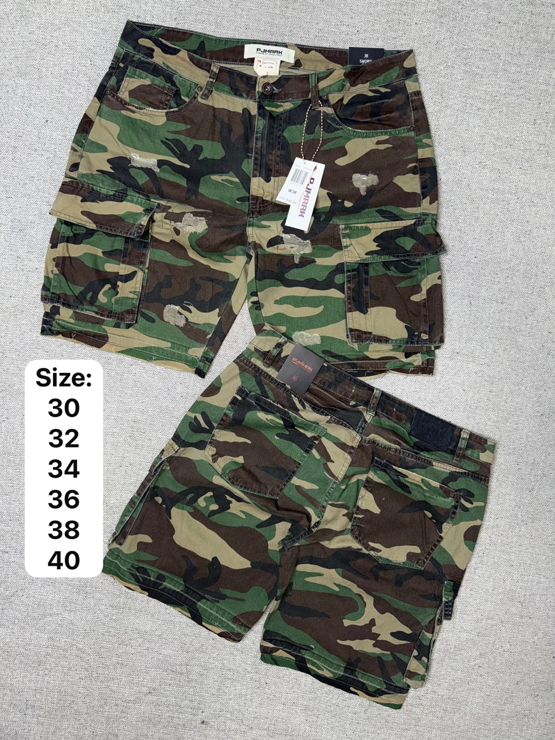 Camouflage Cargo Shorts