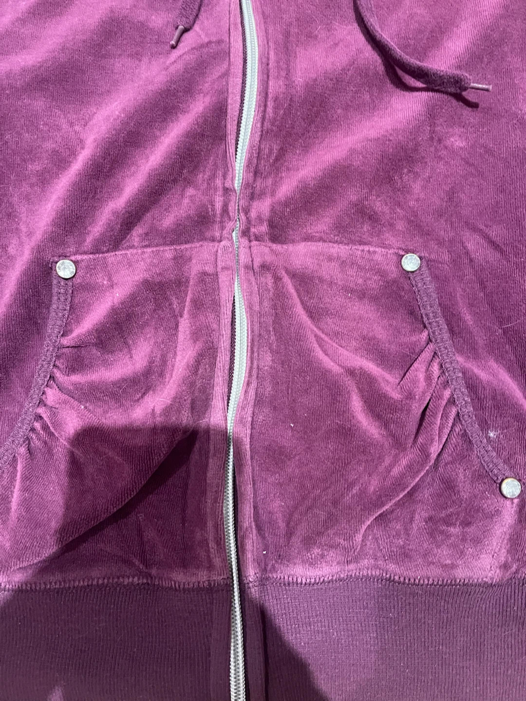 French Laundry Velour Zip-Up Hoodie - photo 2