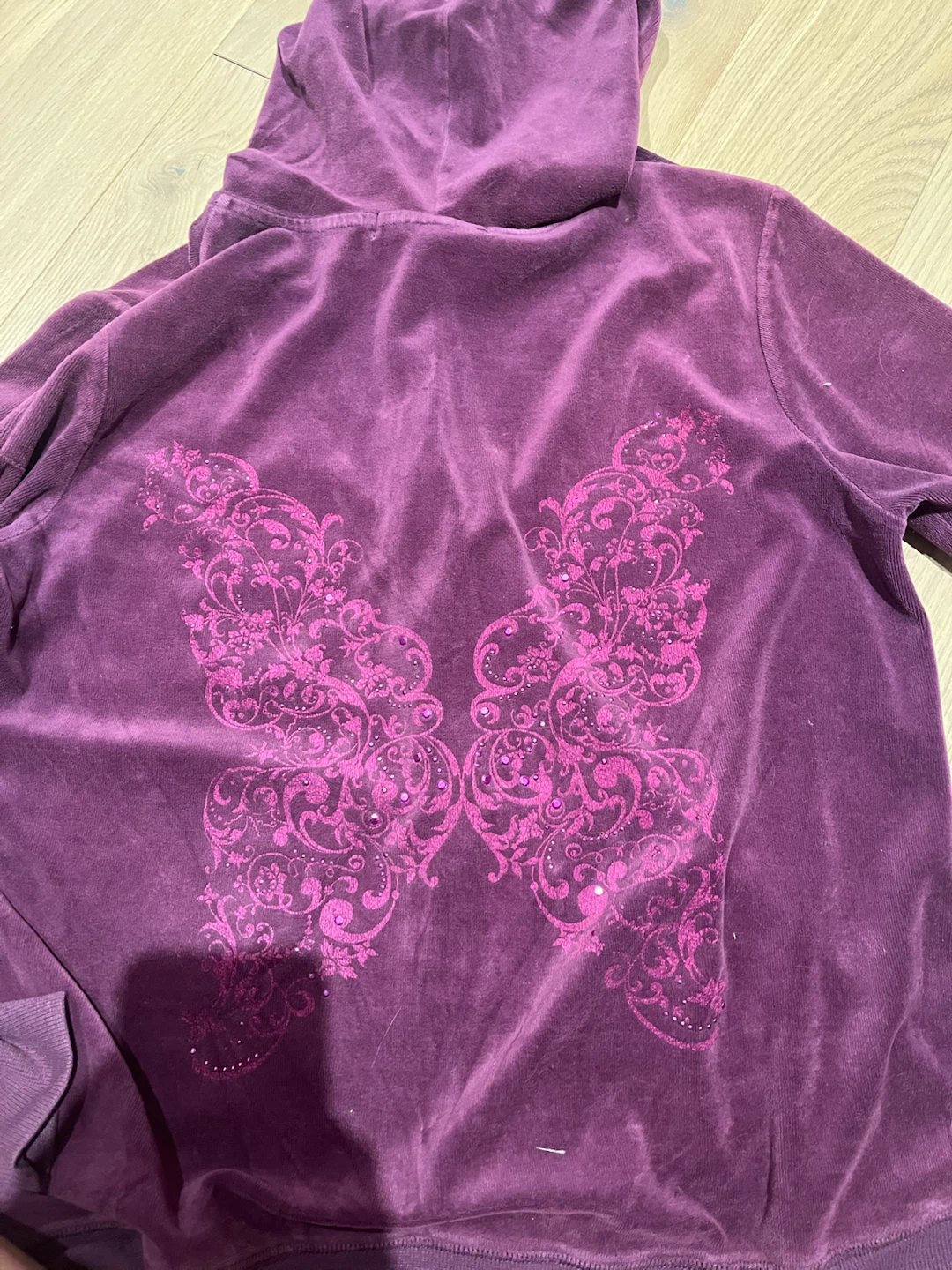 French Laundry Velour Zip-Up Hoodie - photo 4