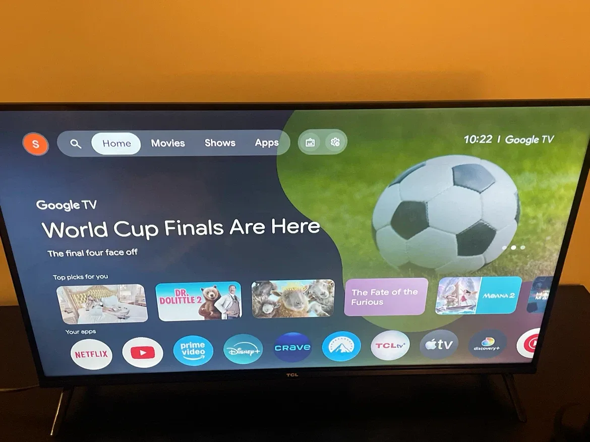 32” TCL S Series Smart TV - 1080p Full HD