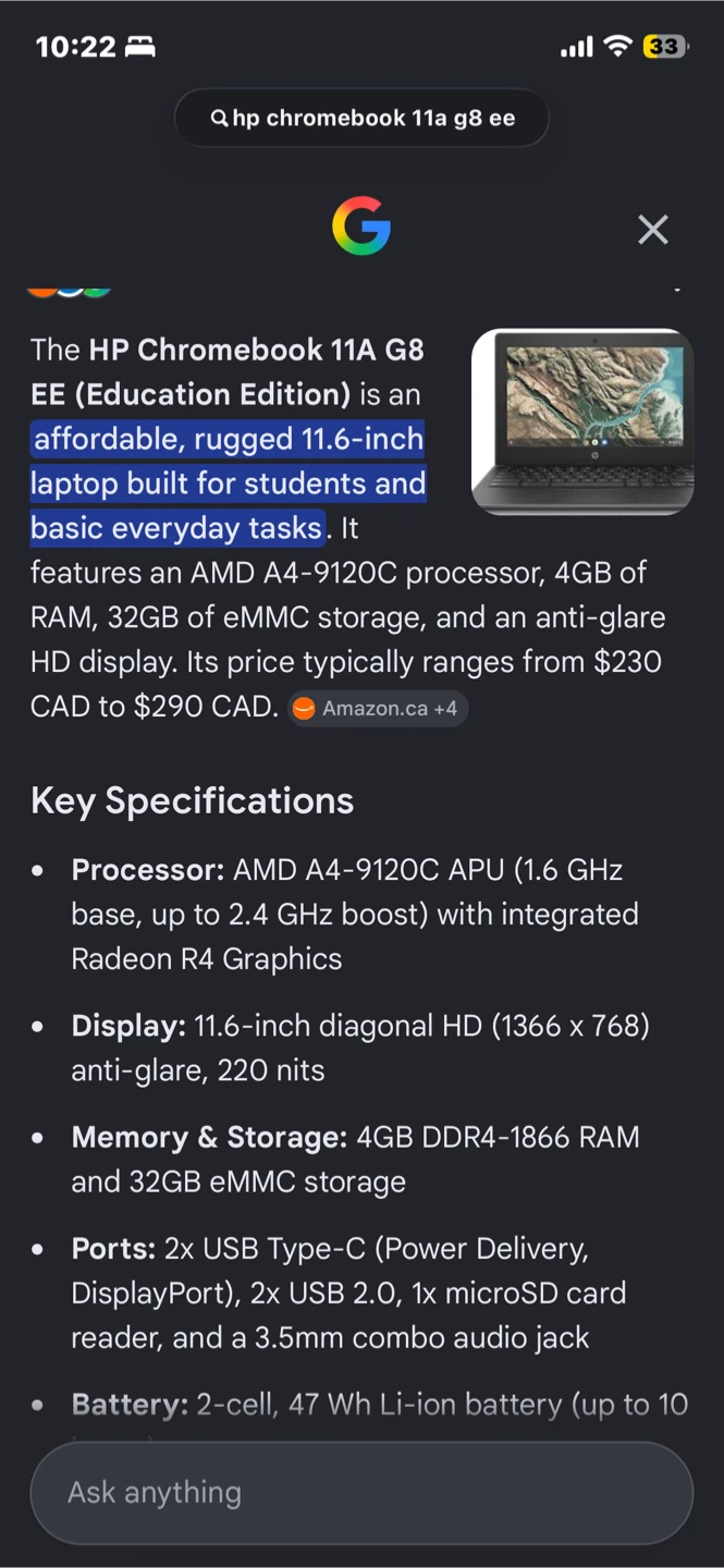 HP Chromebook - photo 2