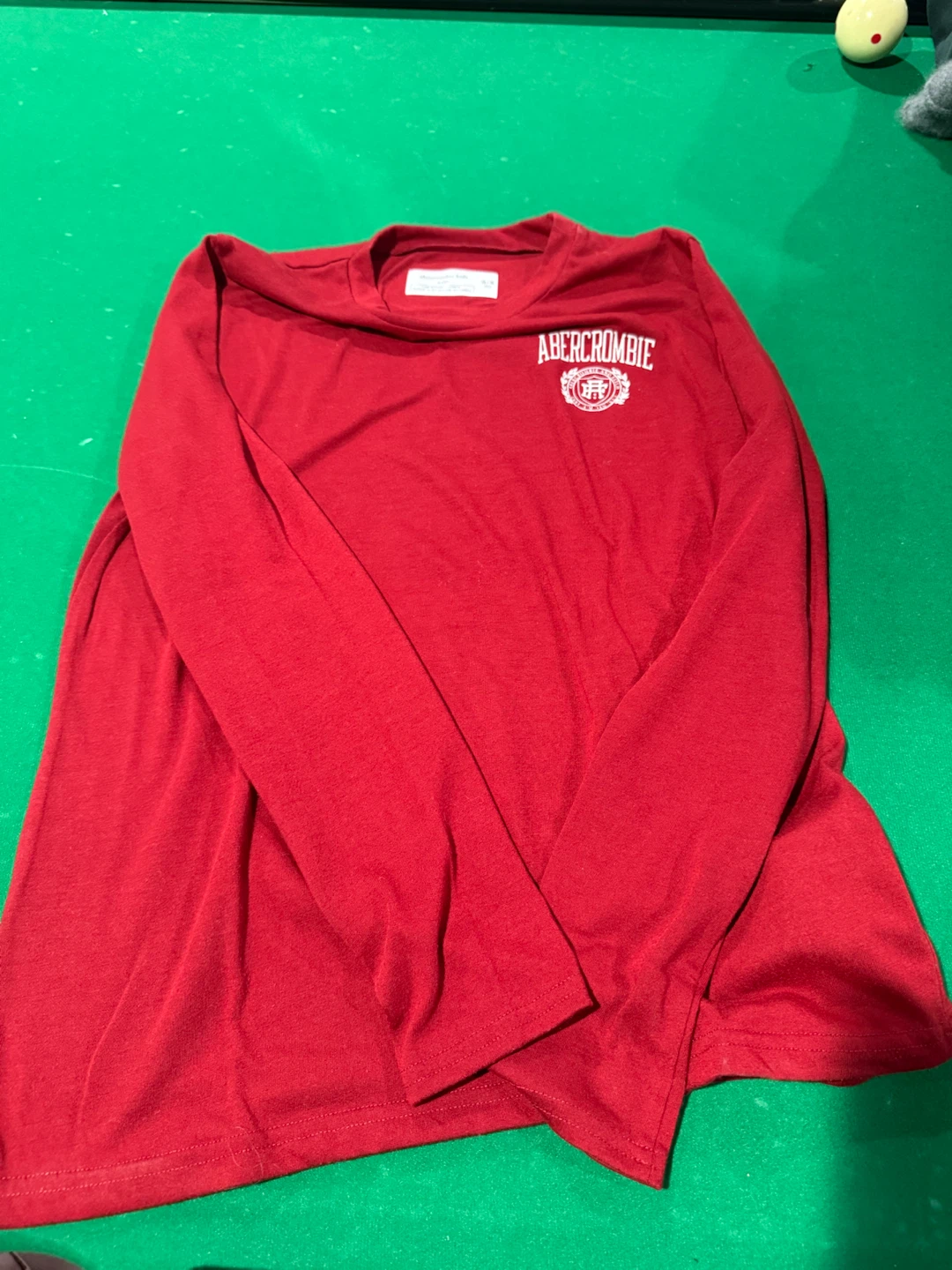 Abercrombie Kids Red Long Sleeve Sleep Shirt Size 15/16 - photo 2