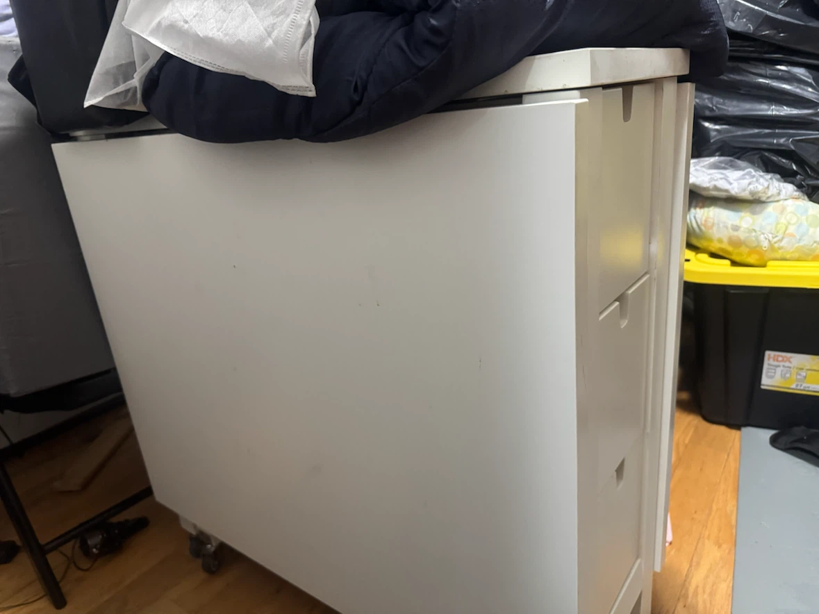 IKEA Extendable Dining Table with Drawers - photo 4
