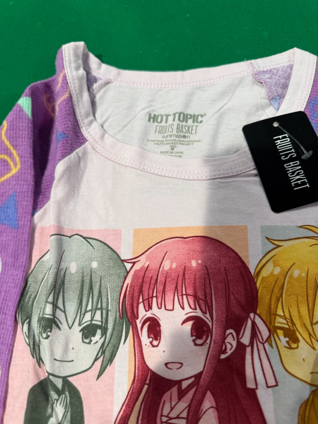 Hot Topic Fruits Basket Graphic Long Sleeve Shirt