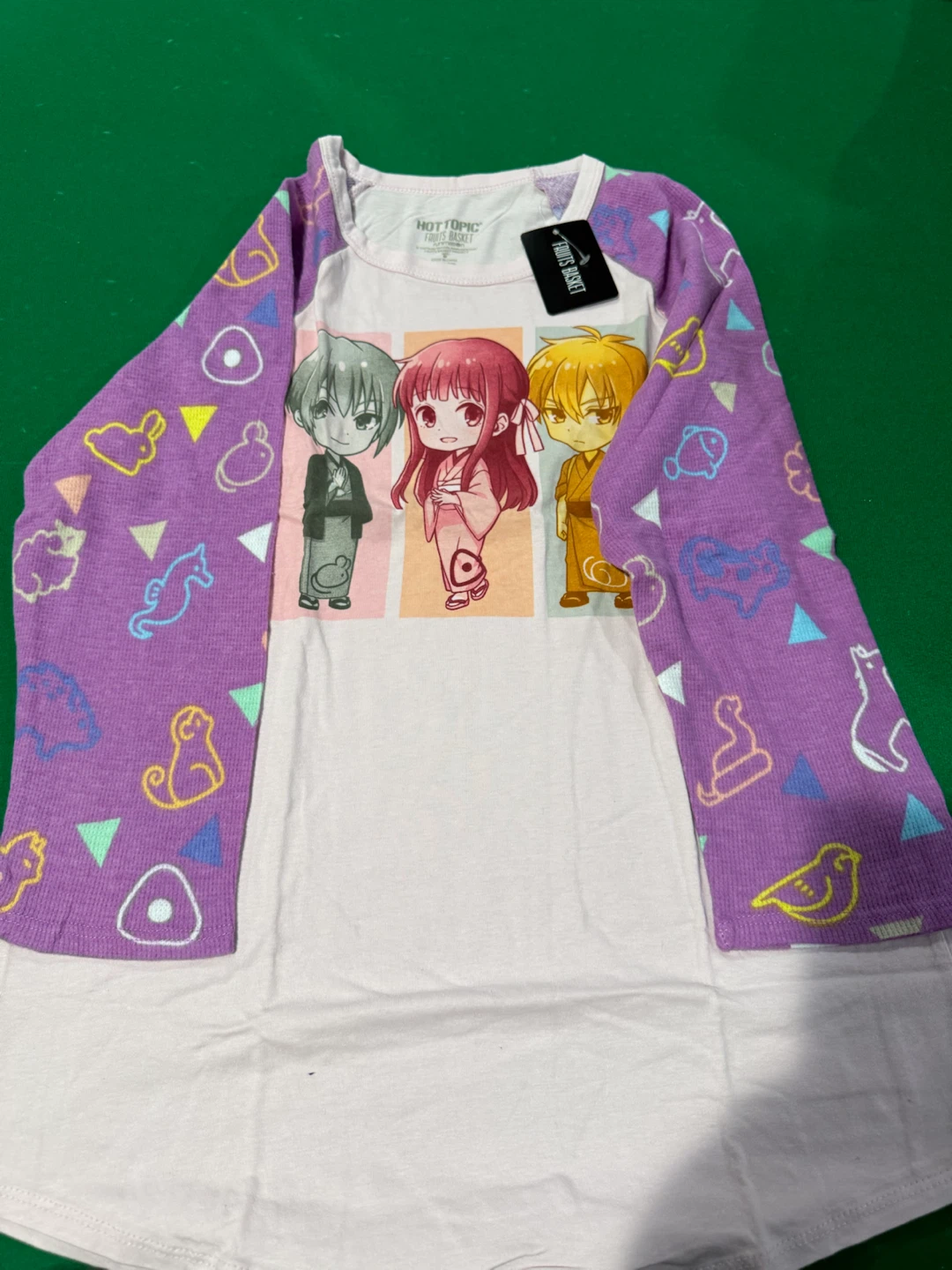 Hot Topic Fruits Basket Graphic Long Sleeve Shirt - photo 2