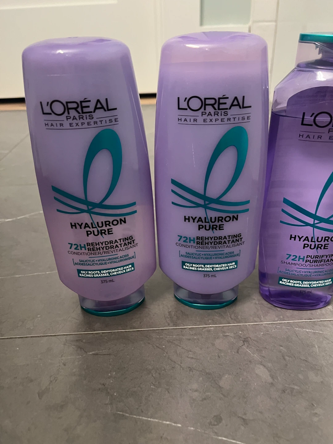 USED L'Oréal Paris Hyaluron Pure Shampoo & Conditioner Set