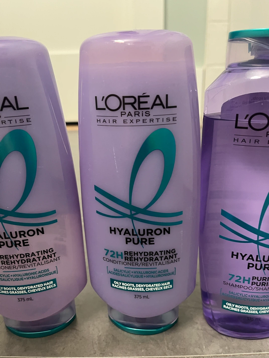 USED L'Oréal Paris Hyaluron Pure Shampoo & Conditioner Set - photo 4