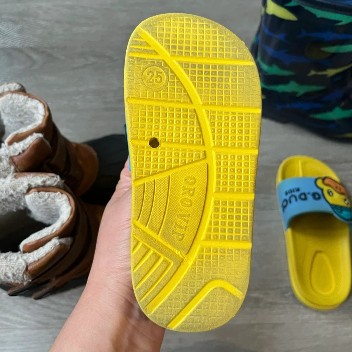 Kids winter boots, rain boots, and slippers - photo 4