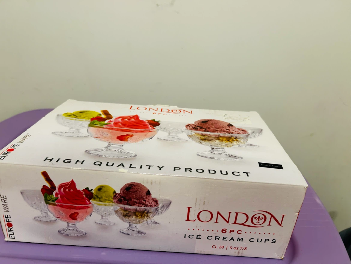 London 6 Piece Ice Cream Cups - photo 2