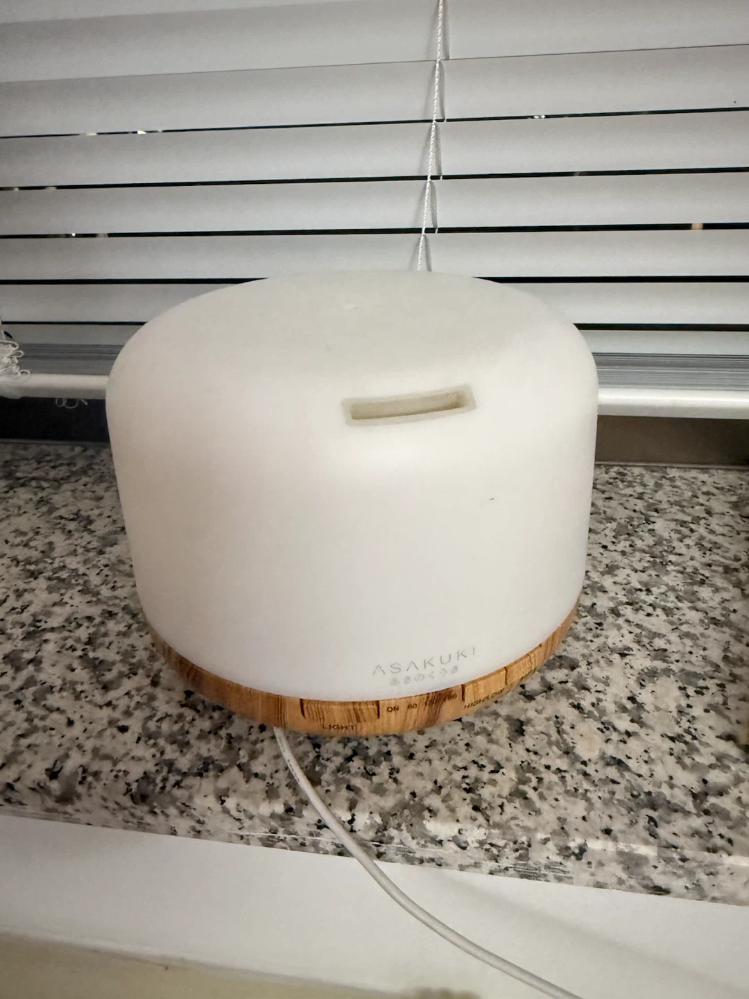 Essential oil diffuser with light. FREE essential oils