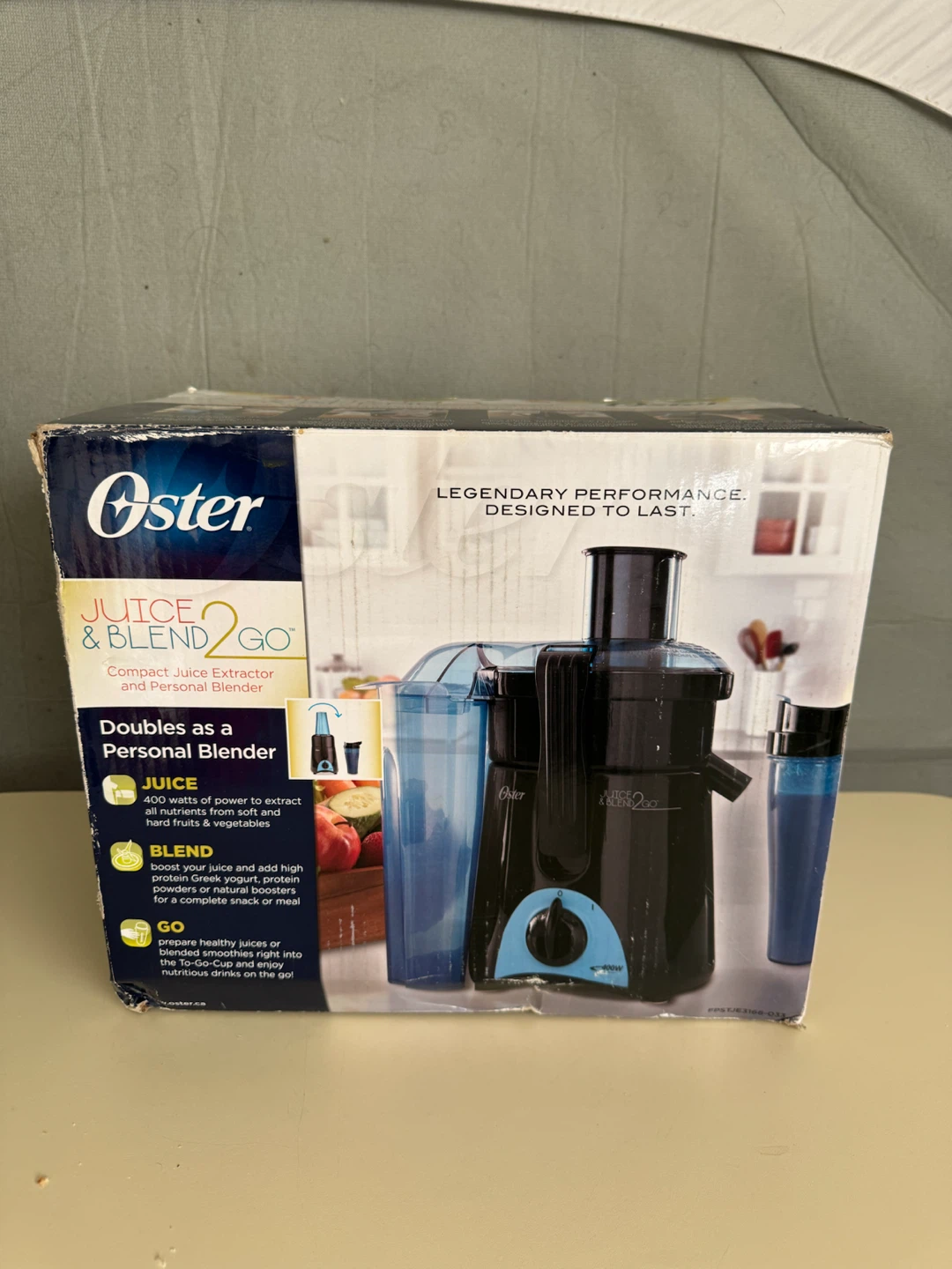 Oster Juice & Blend 2 Go Compact Juicer and Personal Blender