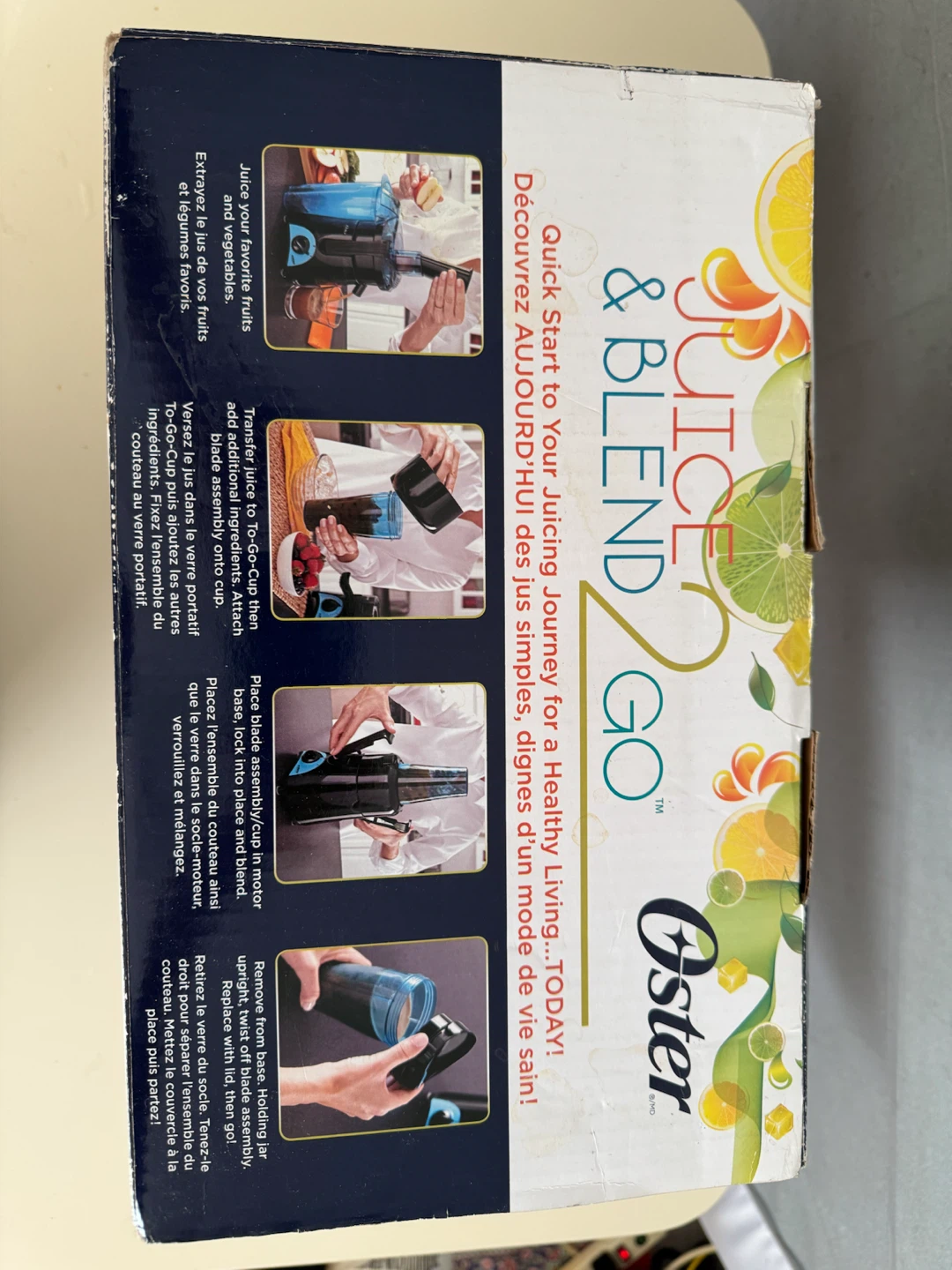 Oster Juice & Blend 2 Go Compact Juicer and Personal Blender - photo 4