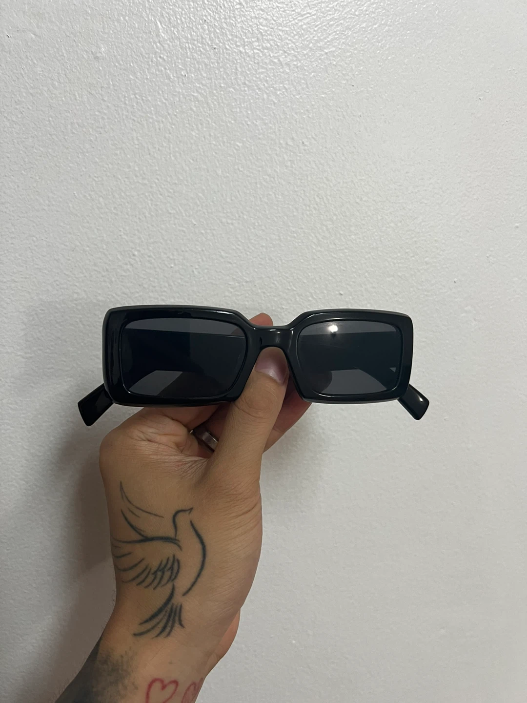 Black Rectangular Sunglasses