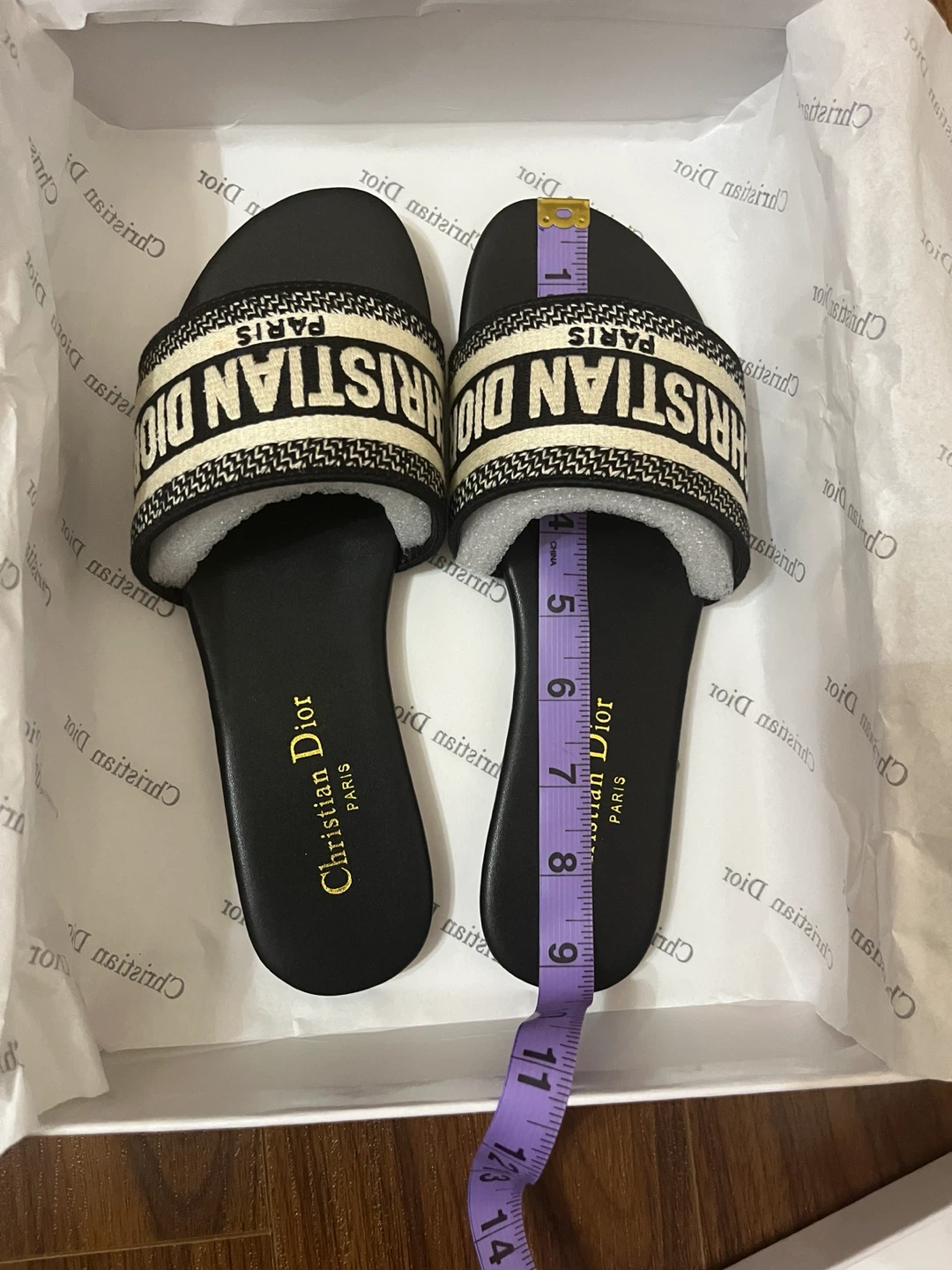 Christian Dior Dway Slides - Size 36/US6 - photo 2