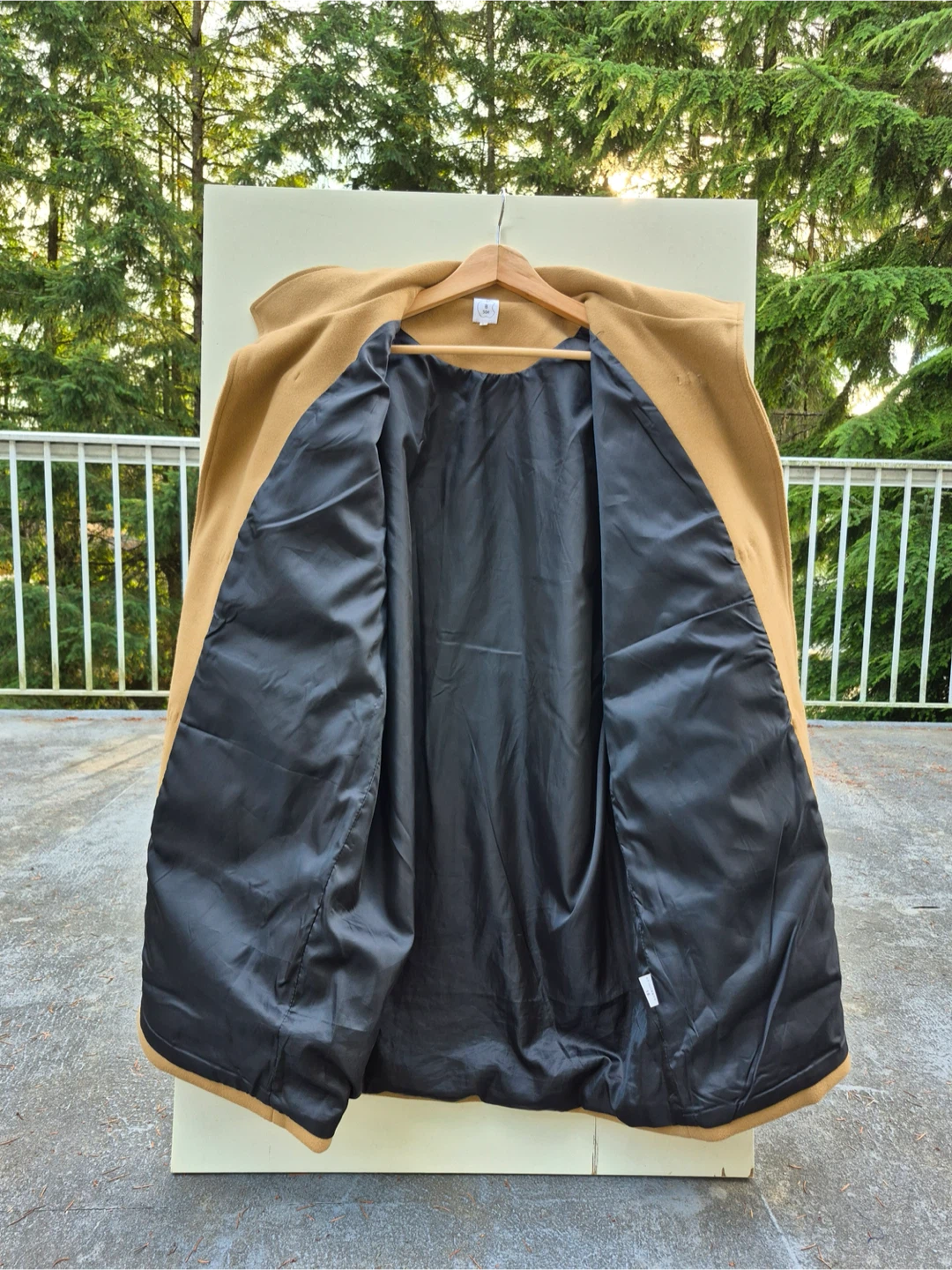 Camel Duffle Coat with Toggle Closure - photo 4