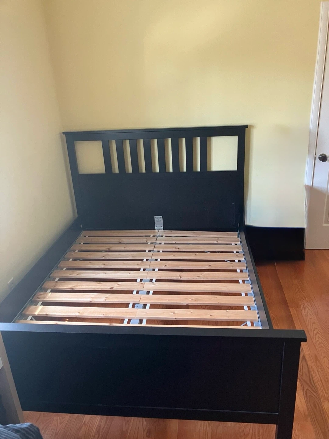 IKEA HEMNES Full bed frame black brown