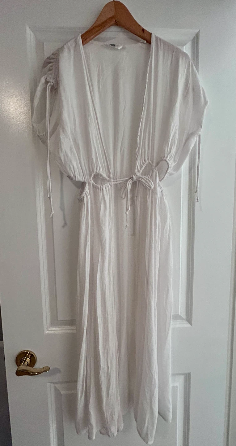 La Vie en Rose Aqua White Cover-up