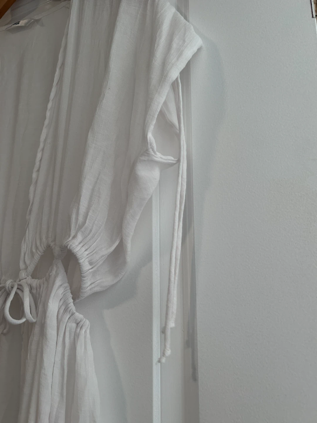 La Vie en Rose Aqua White Cover-up - photo 5