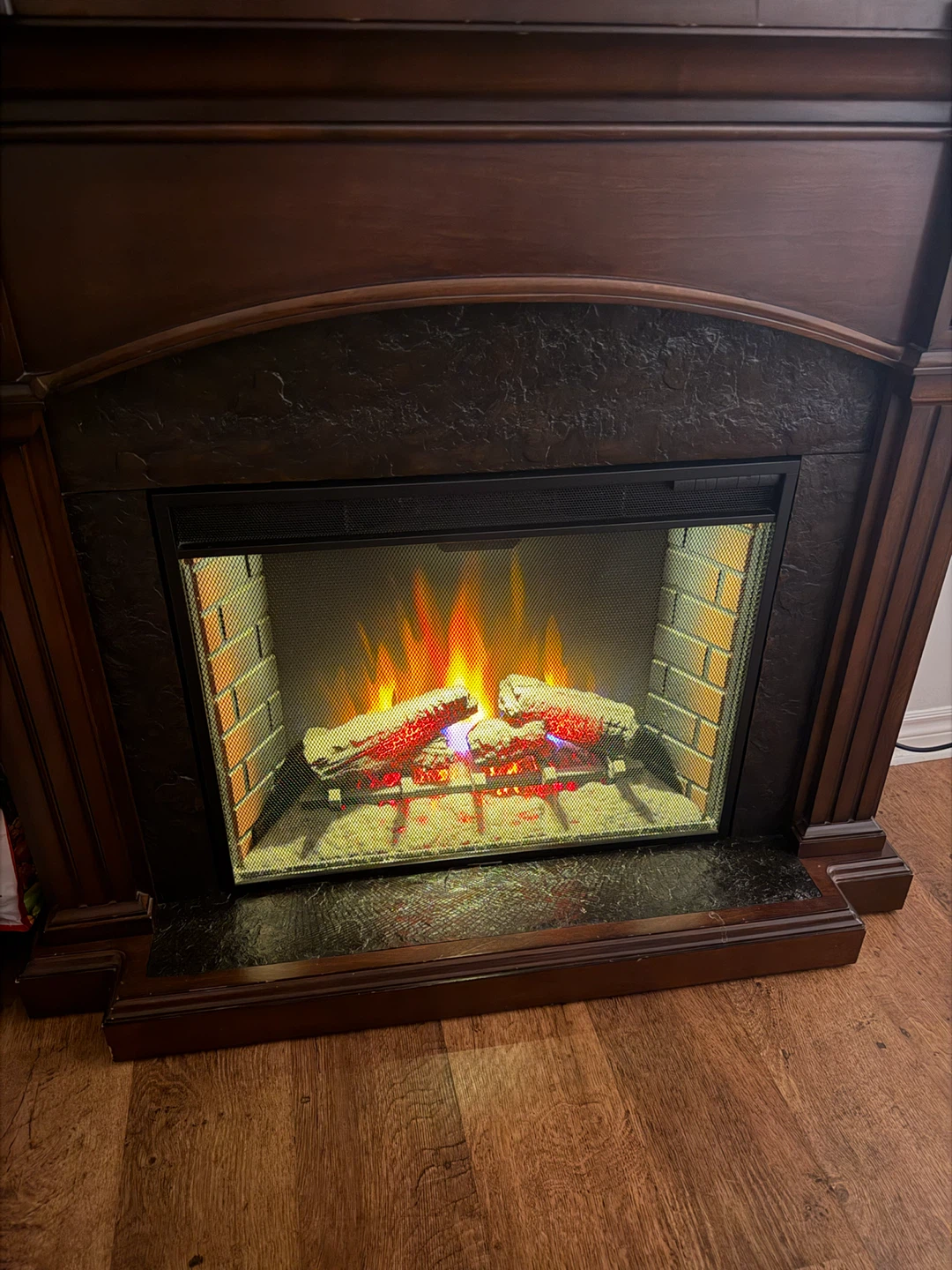 Electric Fireplace with Remote