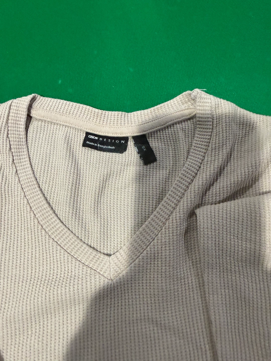 ASOS DESIGN V-Neck Thermal Shirt - photo 2