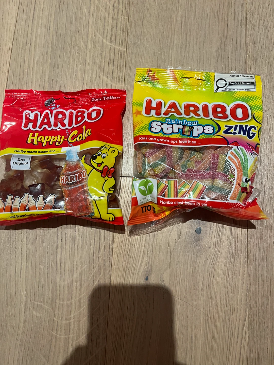 Haribo Happy Cola & Rainbow Strips ZING!
