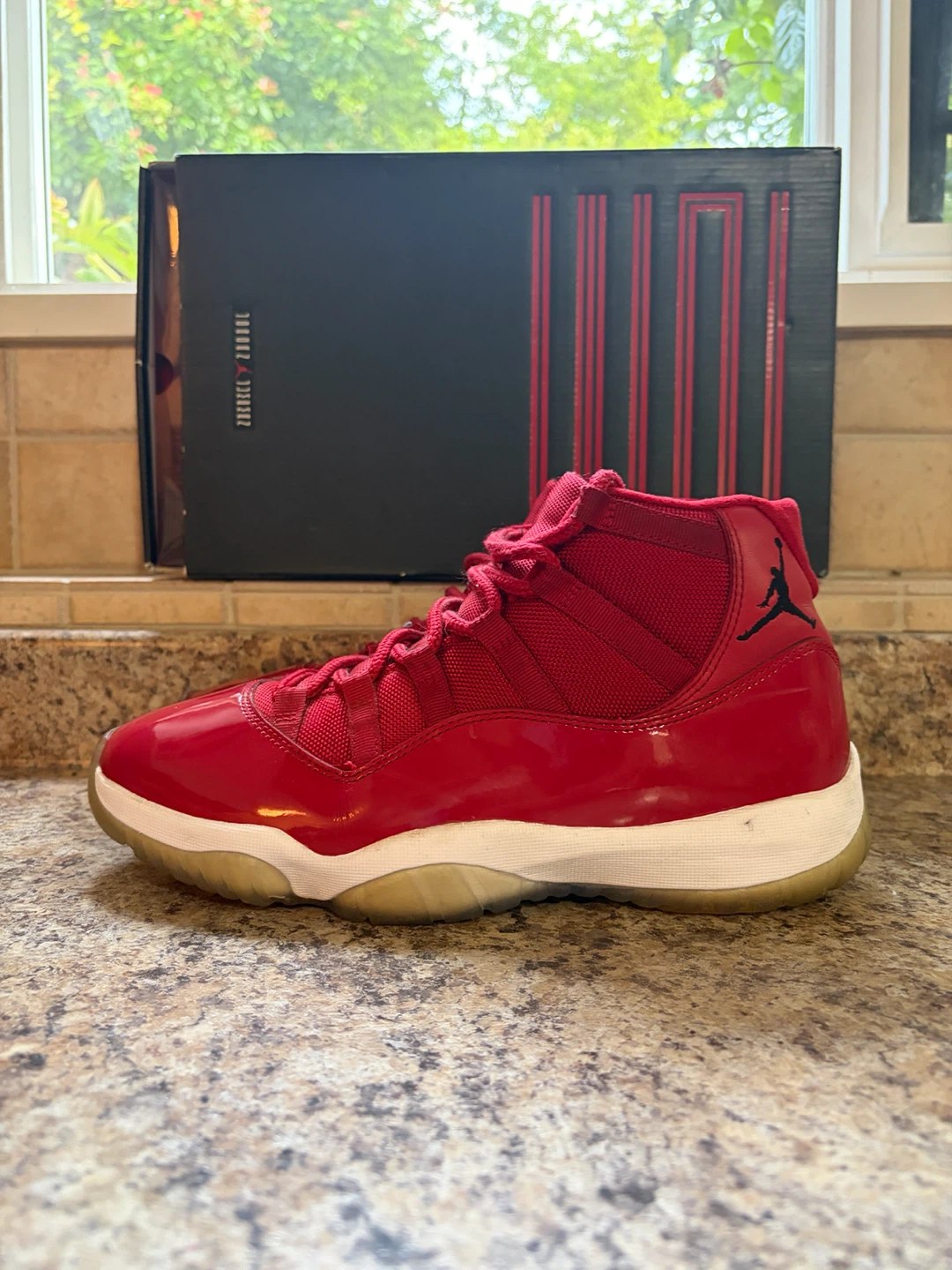 Air Jordan 11 Red Sneakers - photo 3