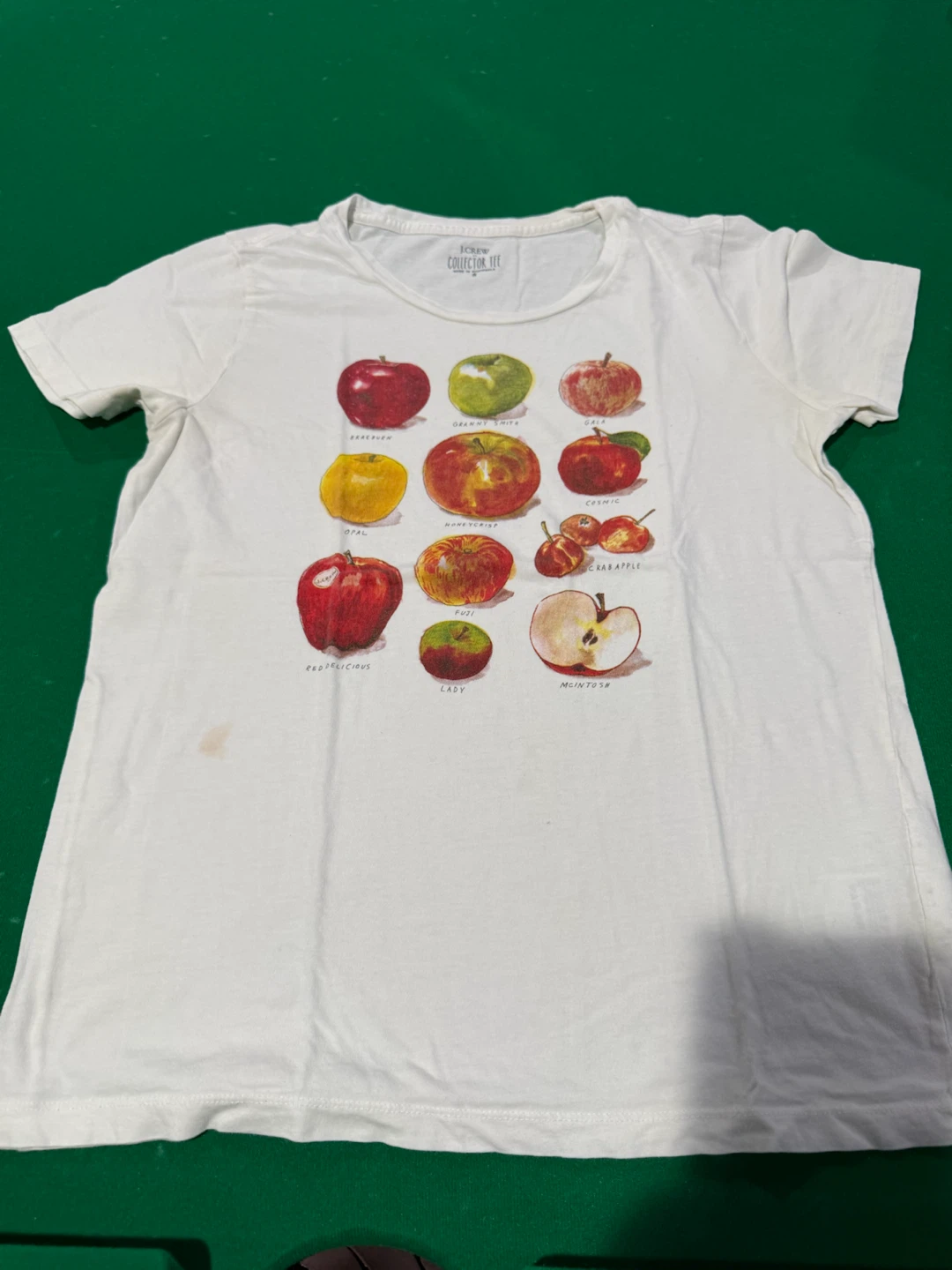 J.Crew Collector Tee Apples Size S
