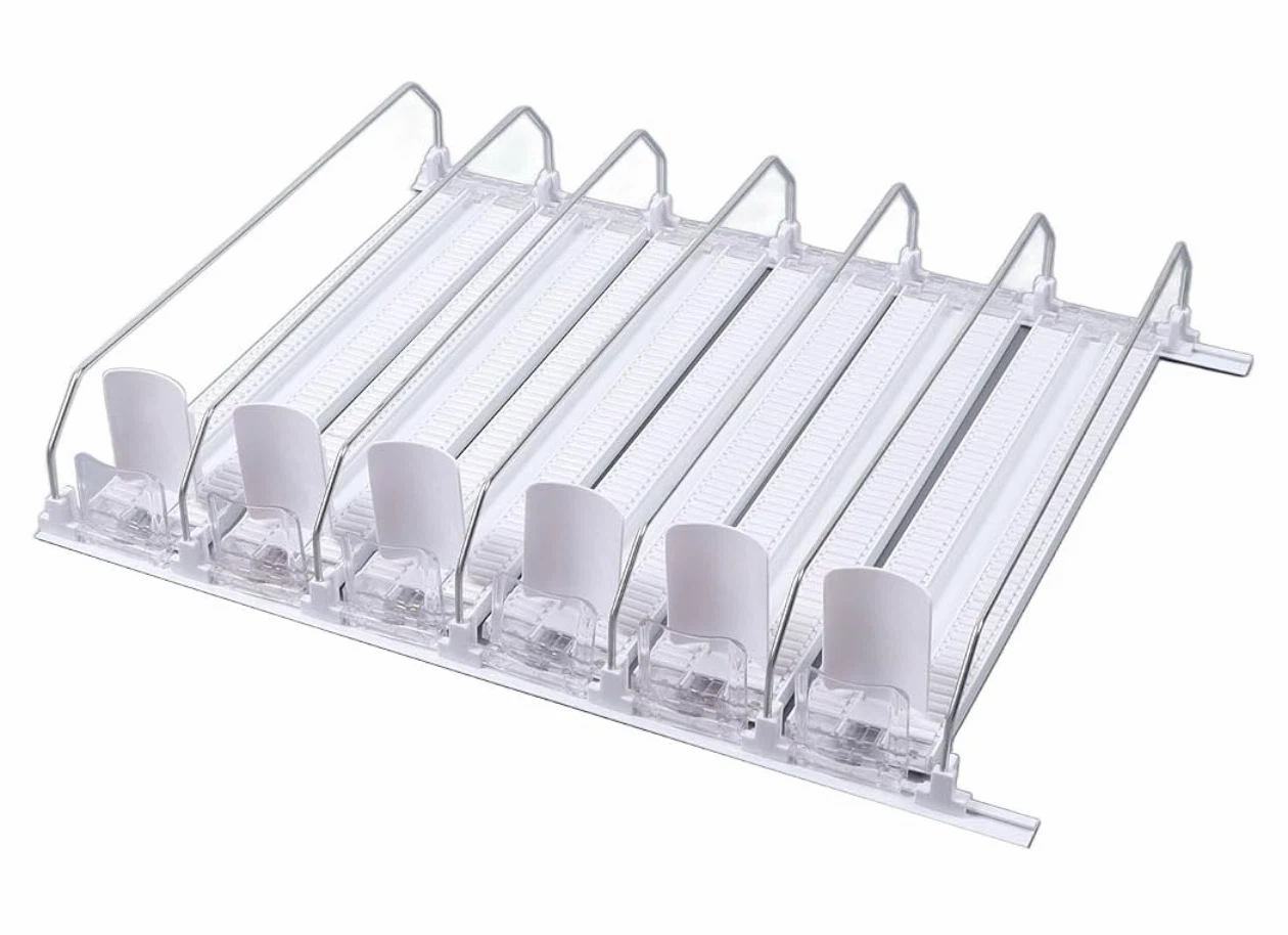 White 5-Tier Retractable Beverage Rack - photo 4