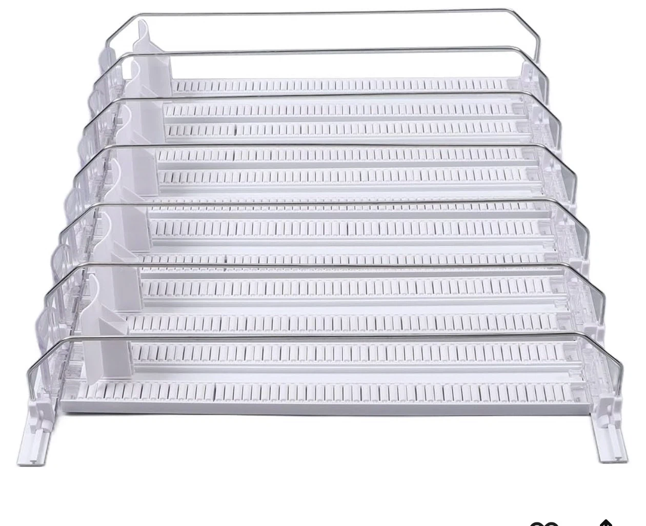 White 5-Tier Retractable Beverage Rack - photo 5