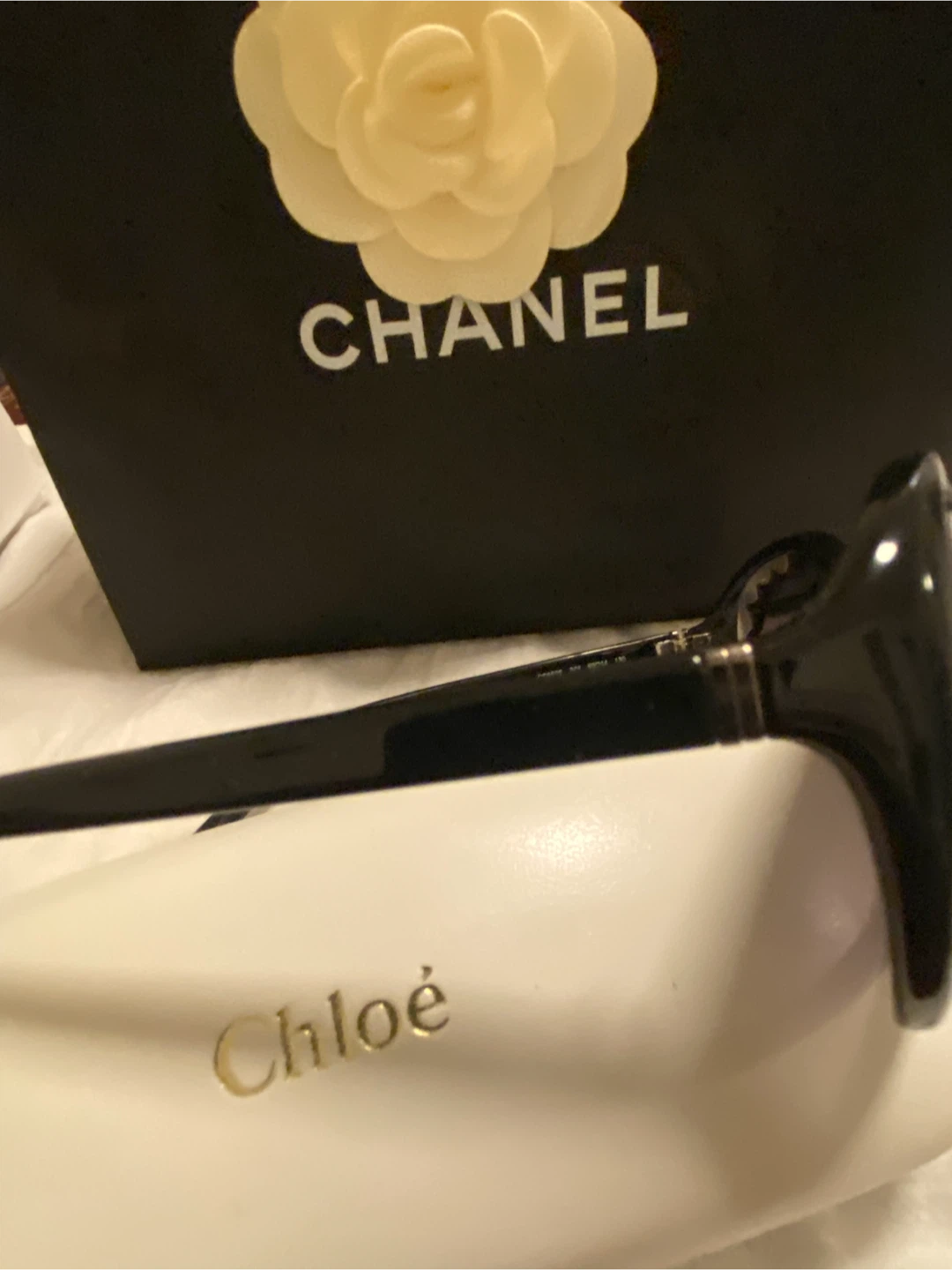 Brand new Chloé Women's Black Oversized Sunglasses - photo 3