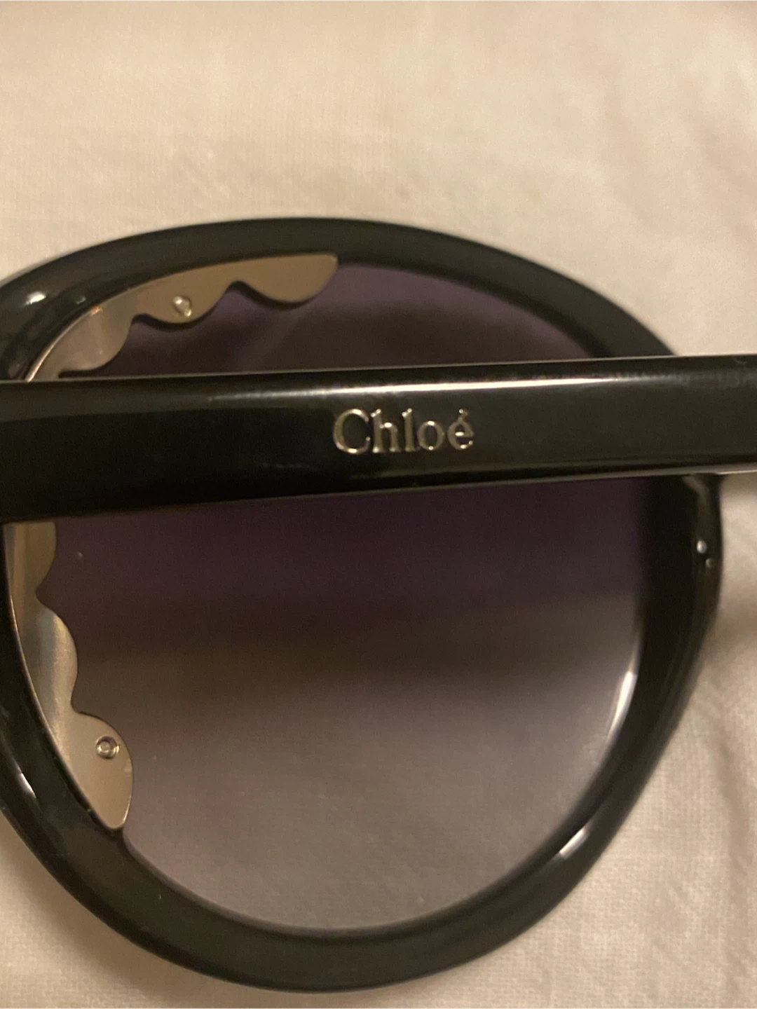 Brand new Chloé Women's Black Oversized Sunglasses - photo 5