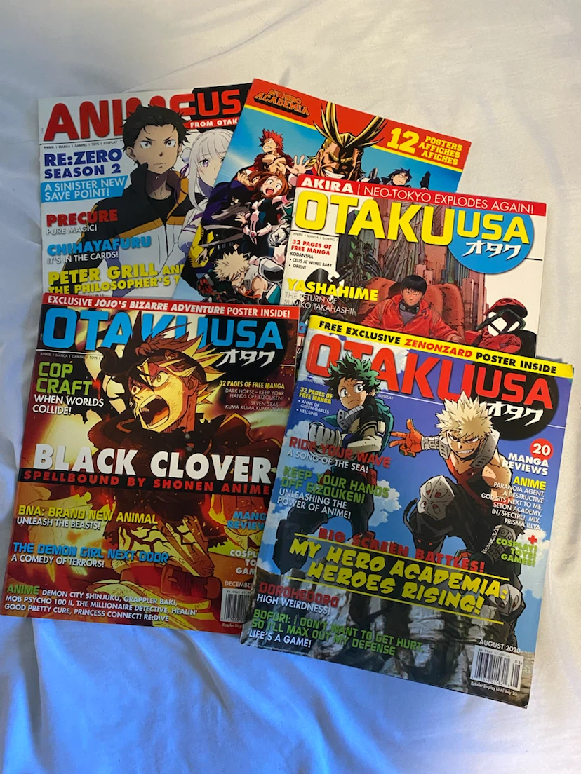 Otaku USA Magazine Bundle plus Posters