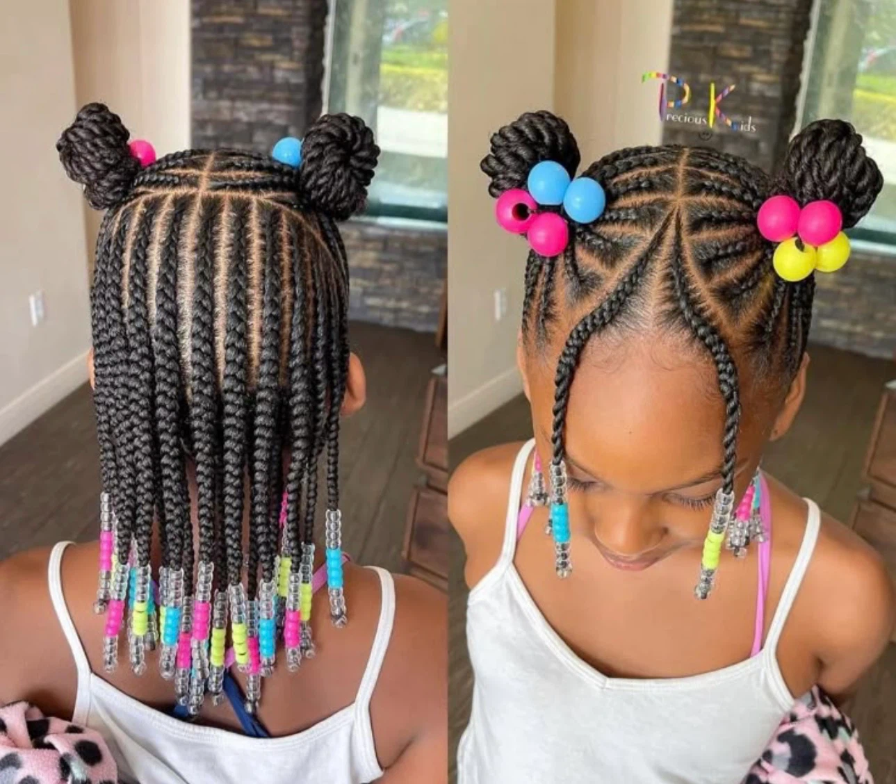 Kids neat locks with Beads