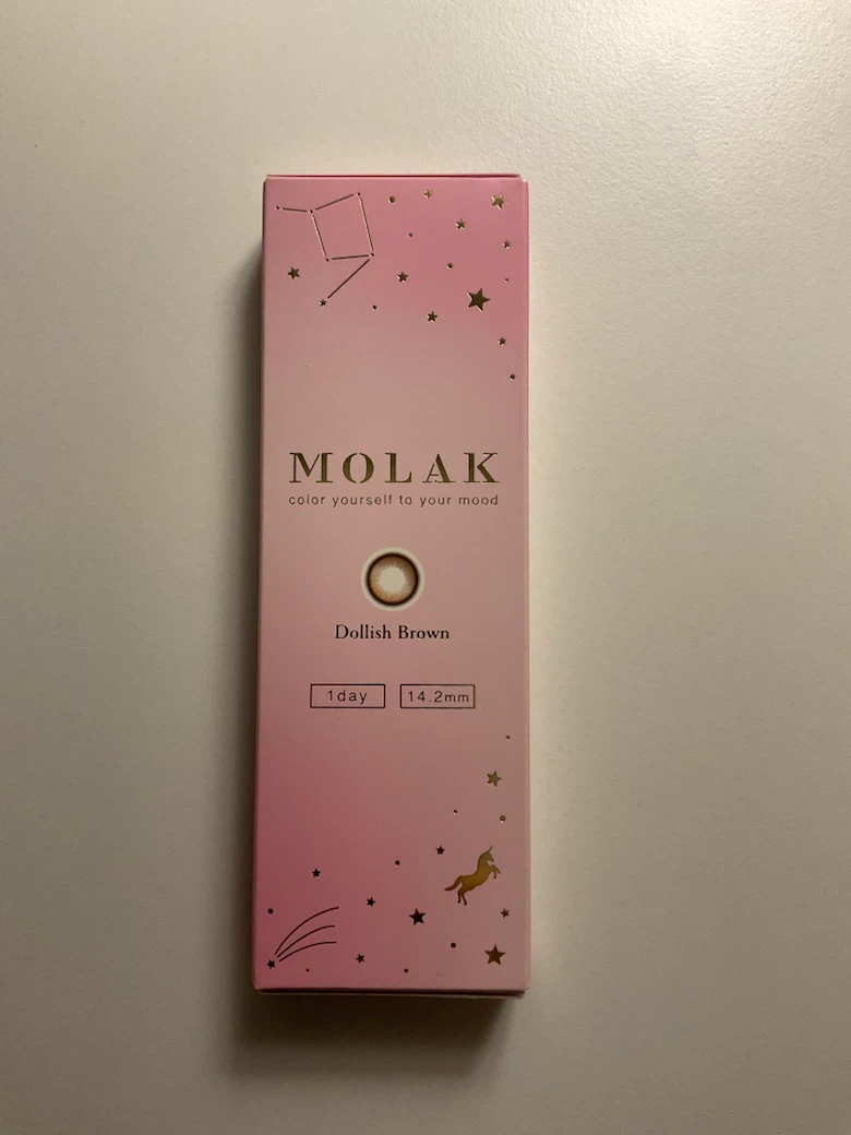 MOLAK Dollish Brown 1 Day Contact Lenses -4.00D
