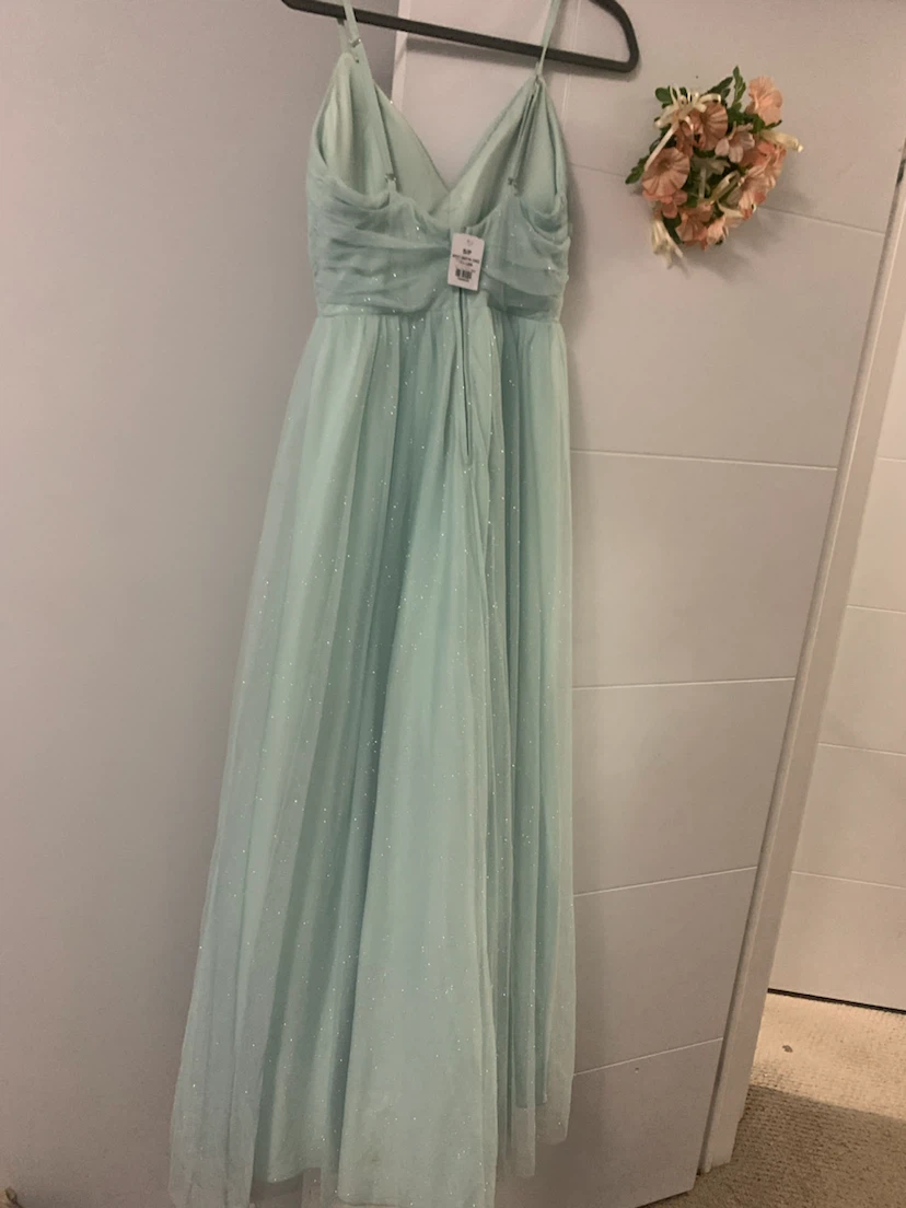 Sparkly Mint Green Tulle Gown - photo 2