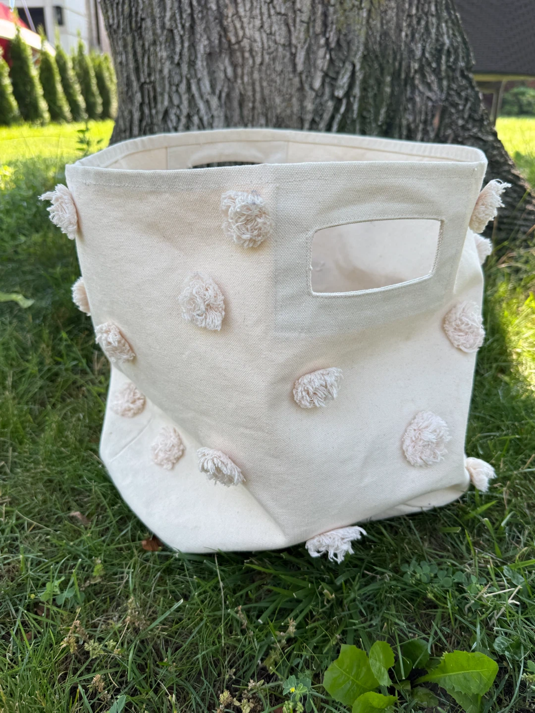 Pehr: Cream Decorative Storage Basket