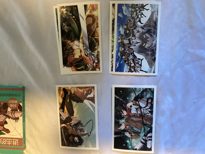 Attack on Titan Postcard Set - photo 2