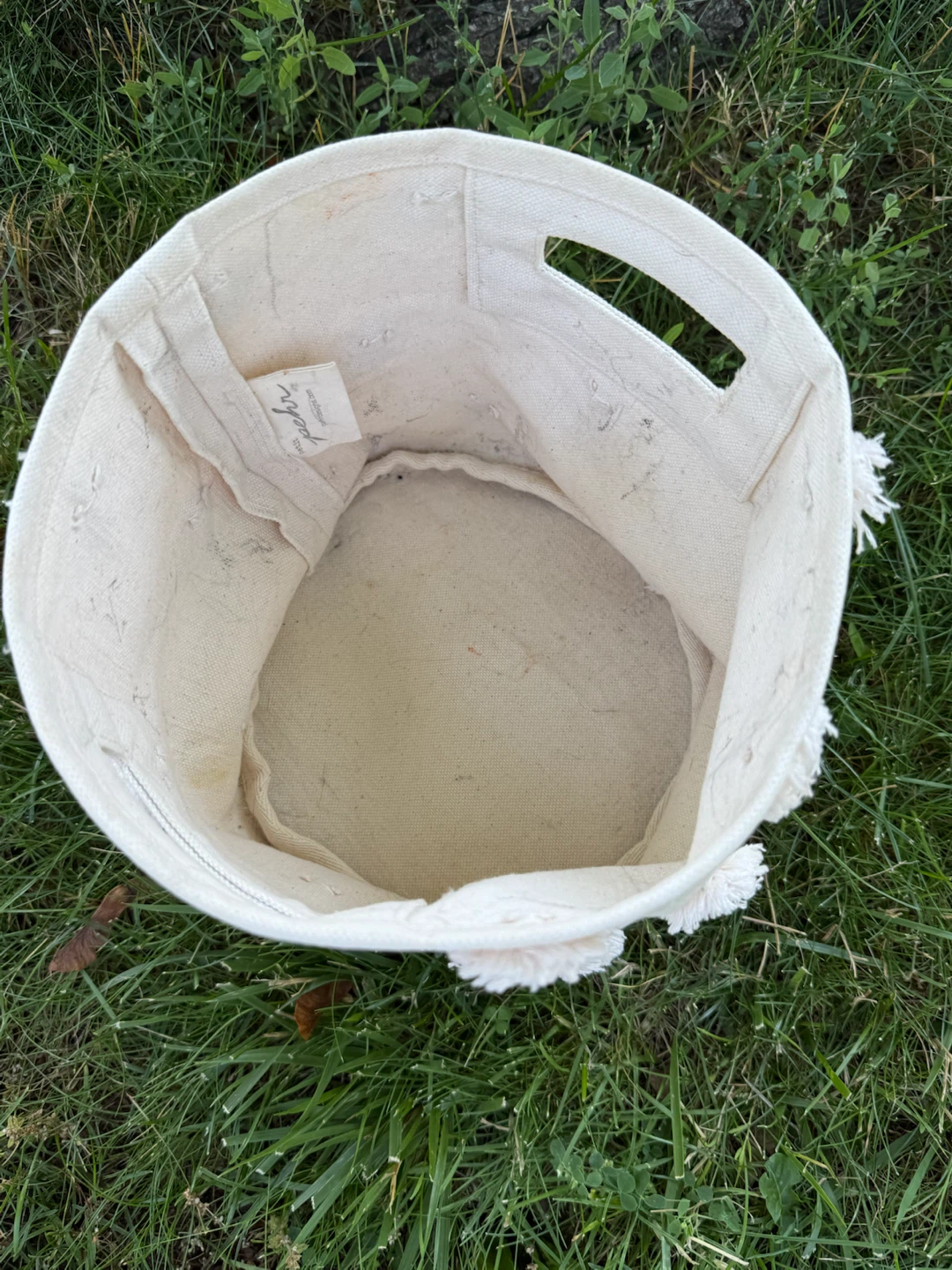 Pehr: Tufted Canvas Storage Bin - photo 3