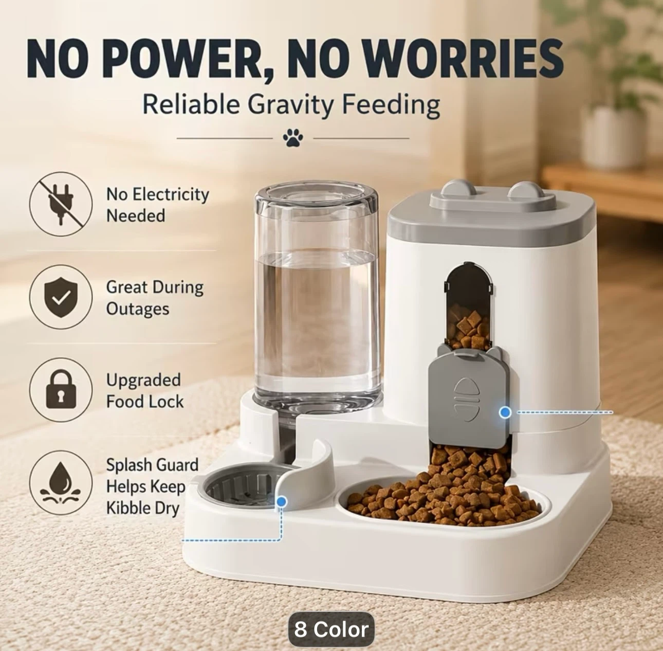 Automatic Pet Feeder and Water Dispenser - photo 4