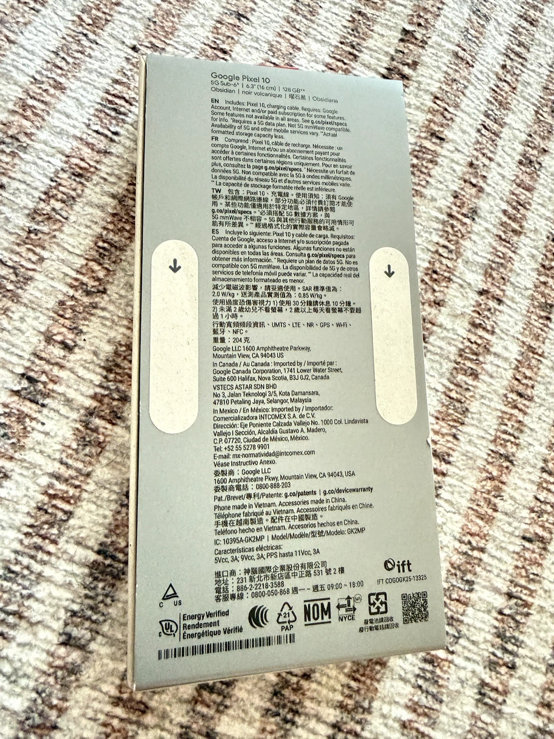 Google Pixel 10 128GB Obsidian (Brand New Sealed) - photo 2
