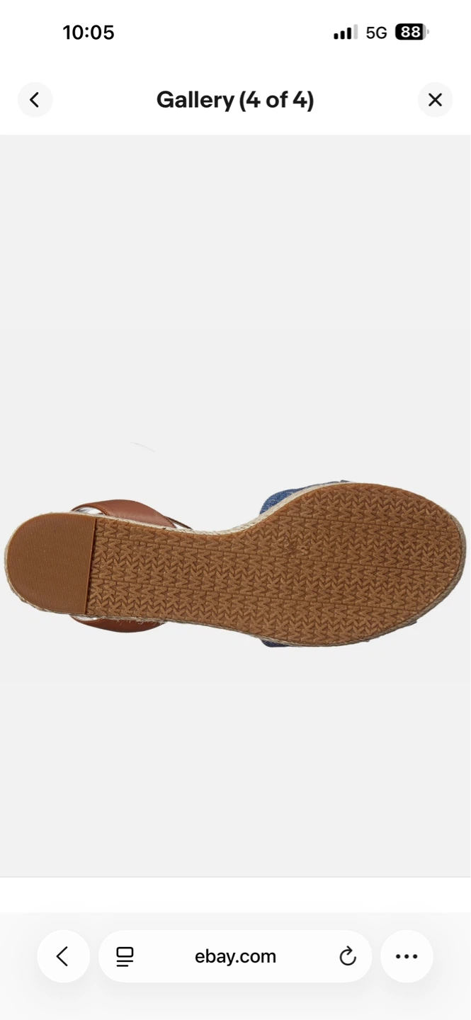 Michael Kors Maxwell Wedge Espadrille Sandals | NWOT | Size 6 - photo 5
